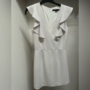 French Connection Whisper Ruffled Dress